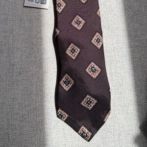 SUITSUPPLY Brown Medallion Necktie